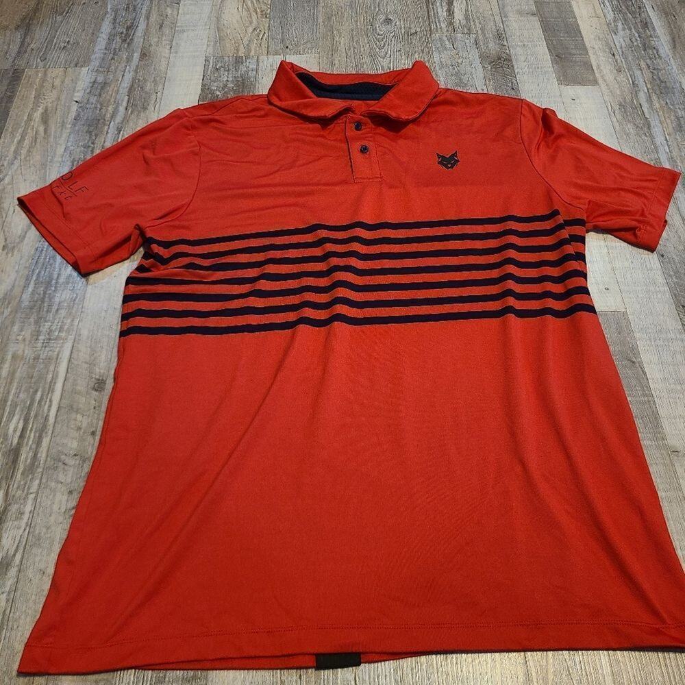 Atlas Premier Men's Golf Prfkt short sleeve Polo red and black size XL